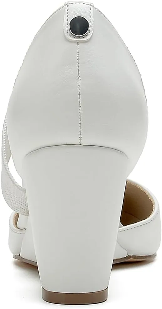 HTL Women's Wedge Heel Pumps