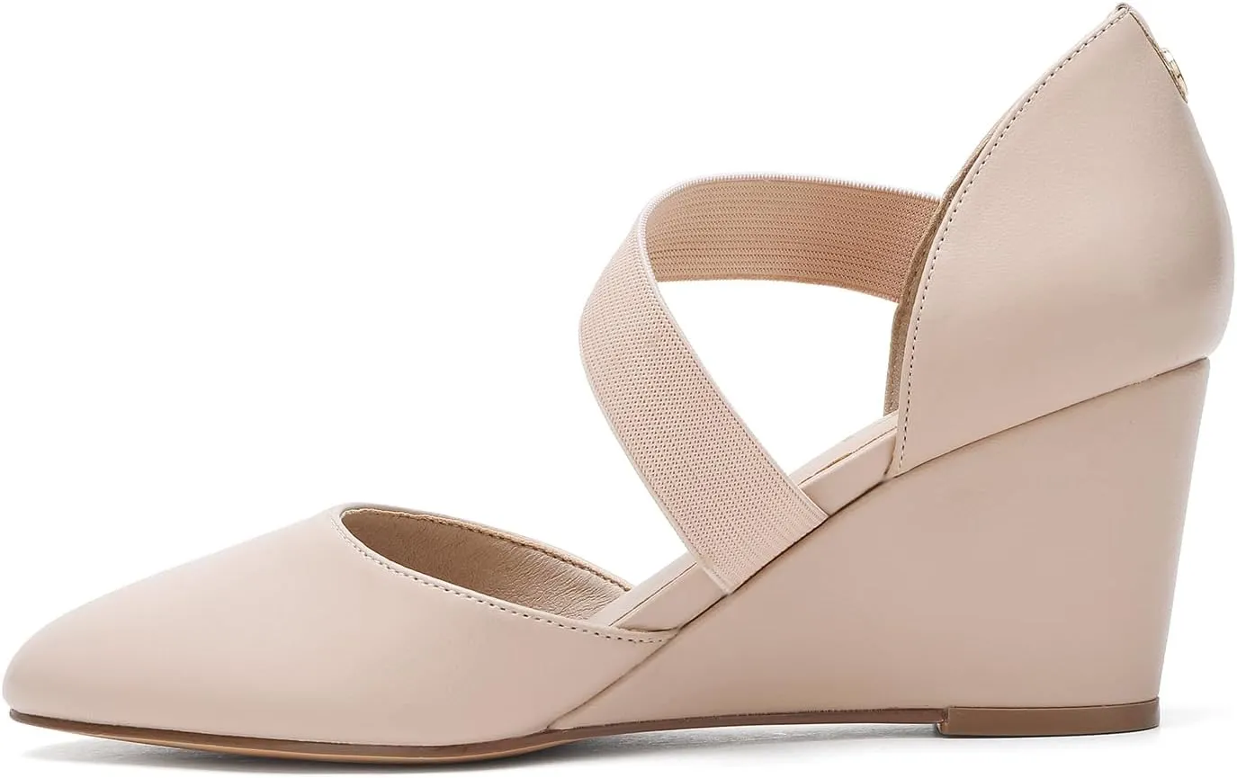 HTL Women's Wedge Heel Pumps