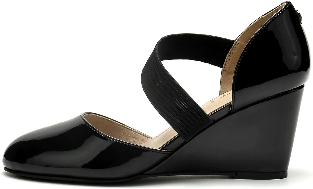 HTL Women's Wedge Heel Pumps