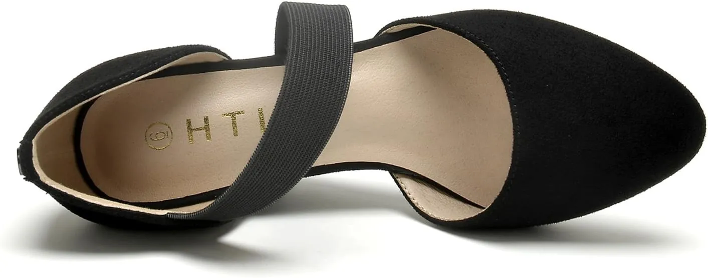 HTL Women's Wedge Heel Pumps