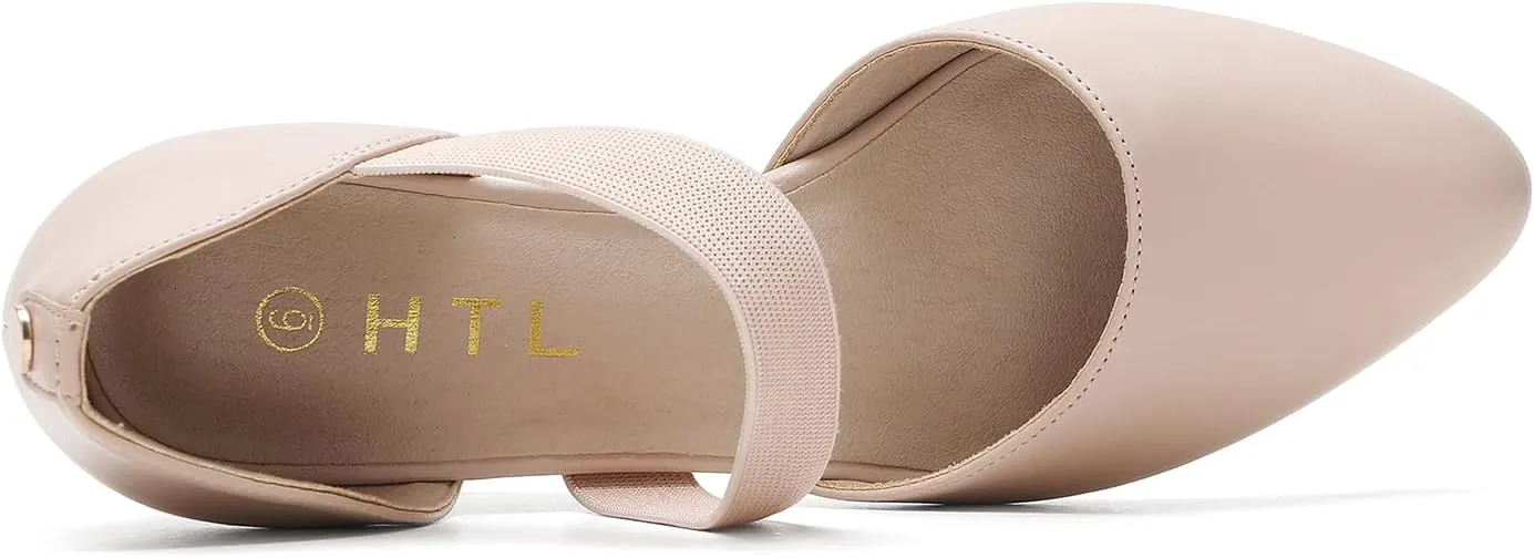 HTL Women's Wedge Heel Pumps