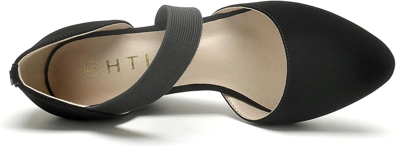 HTL Women's Wedge Heel Pumps