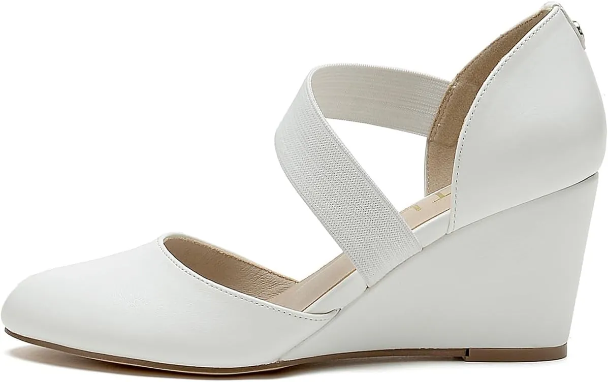 HTL Women's Wedge Heel Pumps