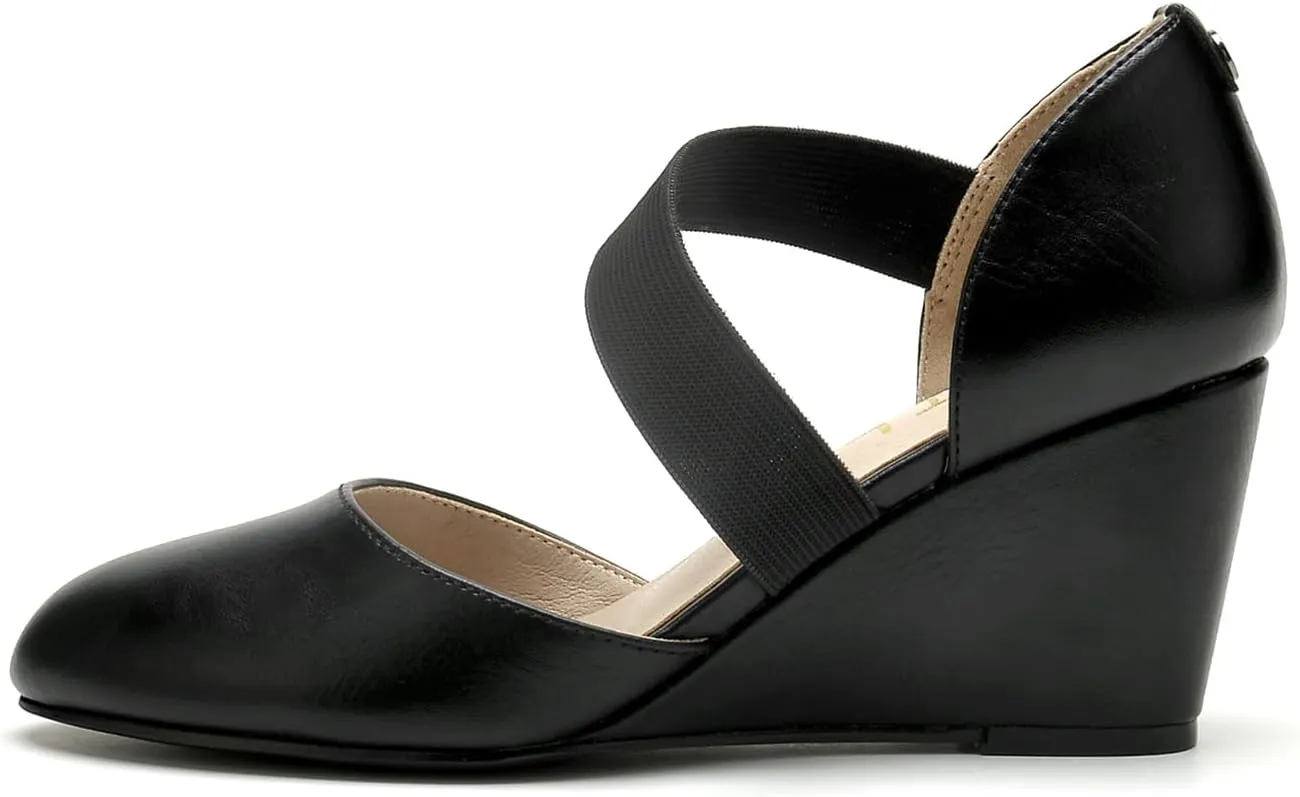 HTL Women's Wedge Heel Pumps