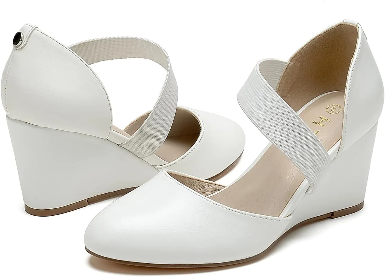 HTL Women's Wedge Heel Pumps