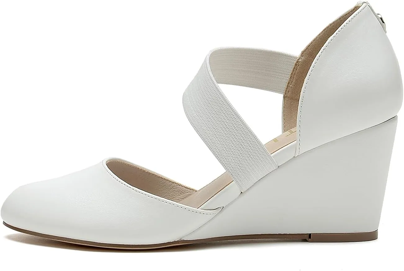 HTL Women's Wedge Heel Pumps