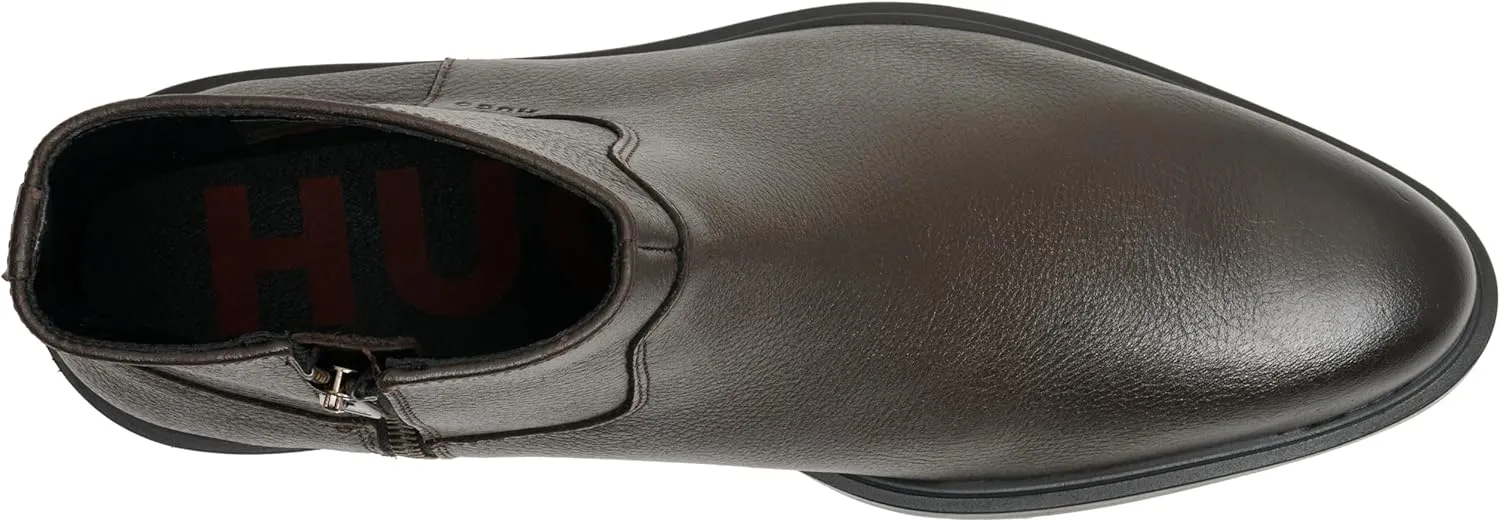 HUGO Men's Kerr_cheb_ltgr Zip Boot