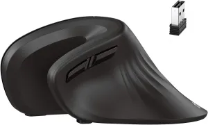 iClever Ergonomic Wireless Mouse, TM209G 2.4G Vertical Ergonomic Optical Mouse with 3 Adjustable DPI 800/1200/1600 Levels 6 Buttons for Laptop, PC, Desktop, Computer, Notebook