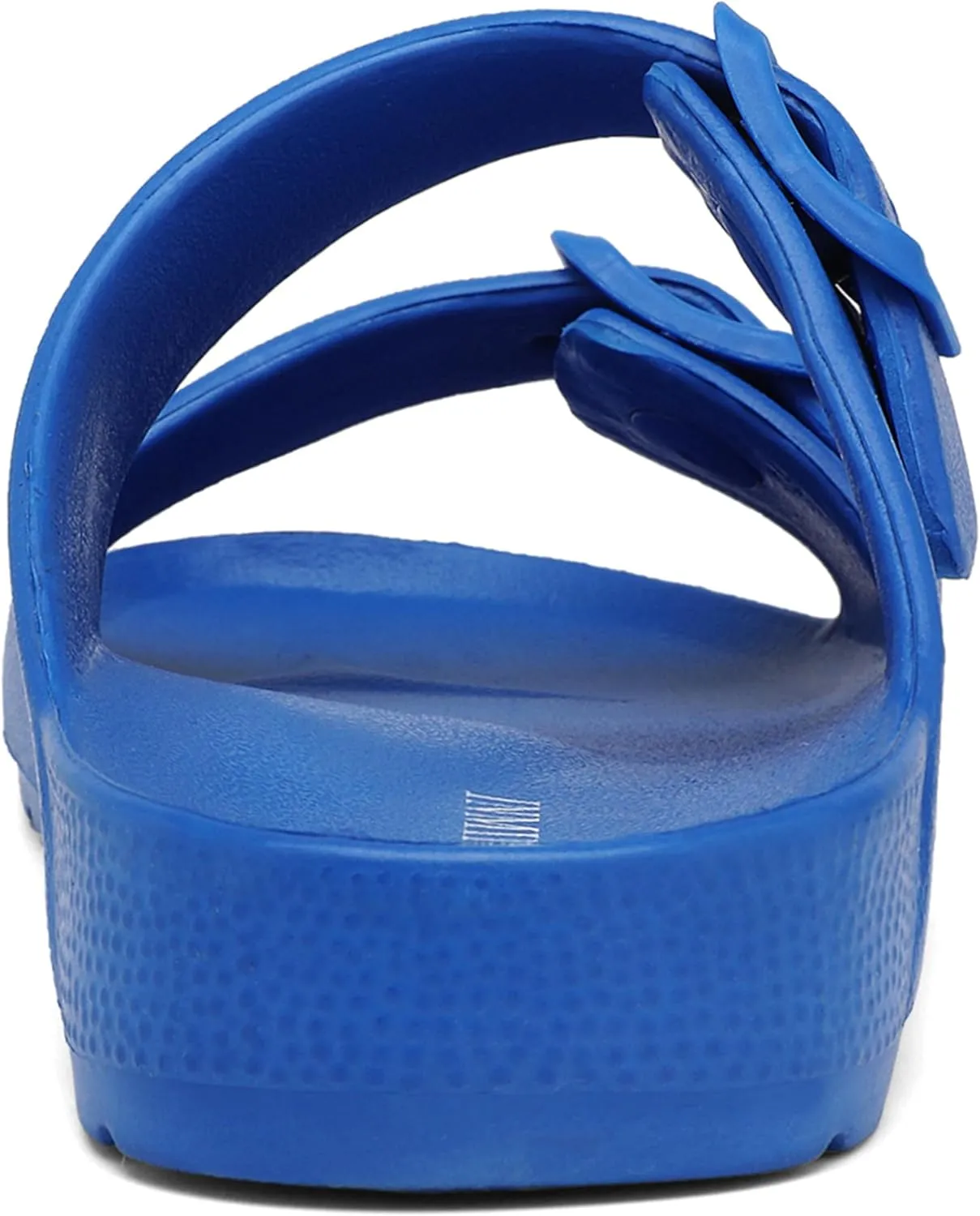 INMINPIN Boys Girls Double Buckle Slide Sandals Comfort Beach Pool Shower Slippers Adjustable Indoor Outdoor Little Kid/Big Kid