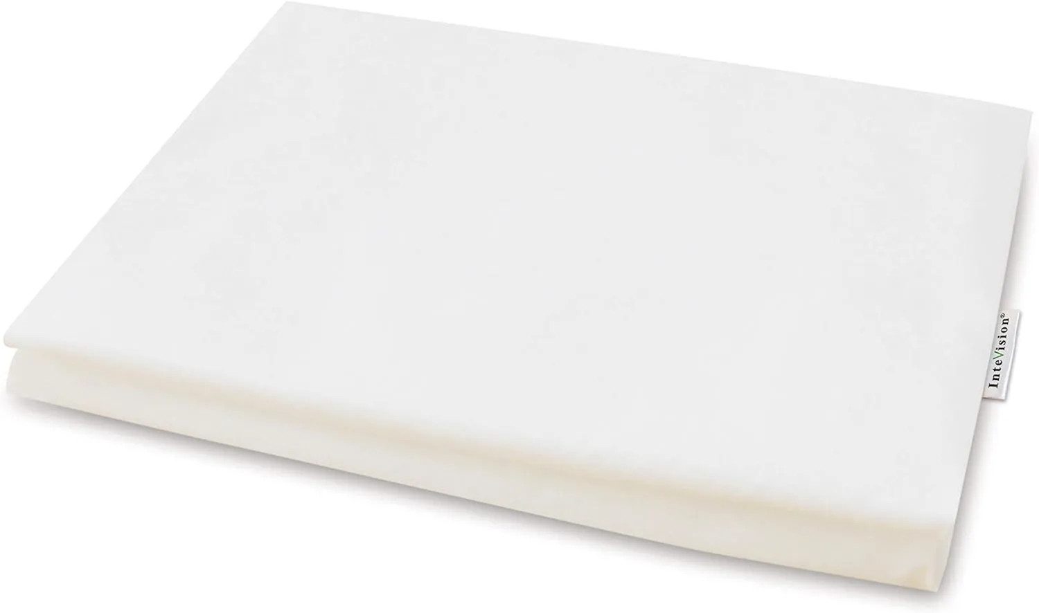InteVision 400 Thread Count, 100% Egyptian Cotton Pillowcase. Designed to Fit The 7.5" Version of The Foam Wedge Bed Pillow (26" x 25" x 7.5")