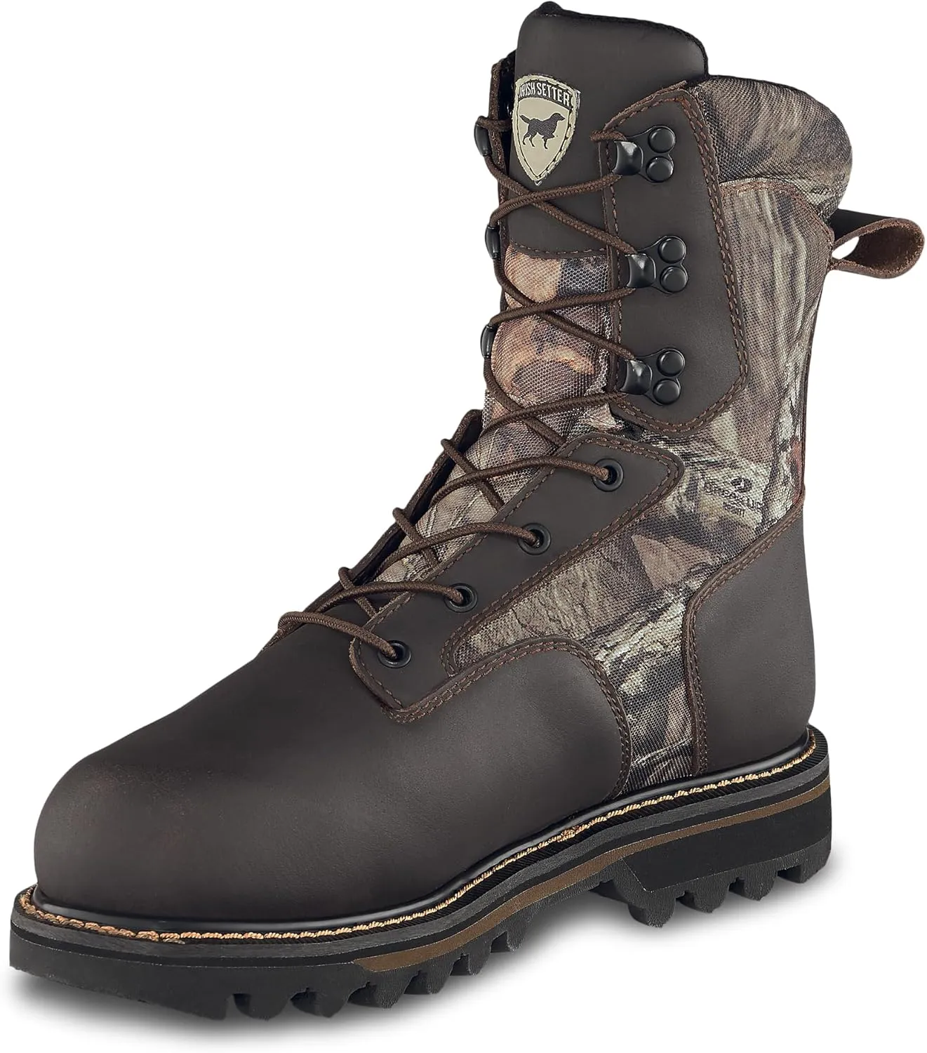 Irish Setter, Gunflint II, Men’s, 10", Waterproof, Hunting Boot, Mossy Oak Break-up Infinity