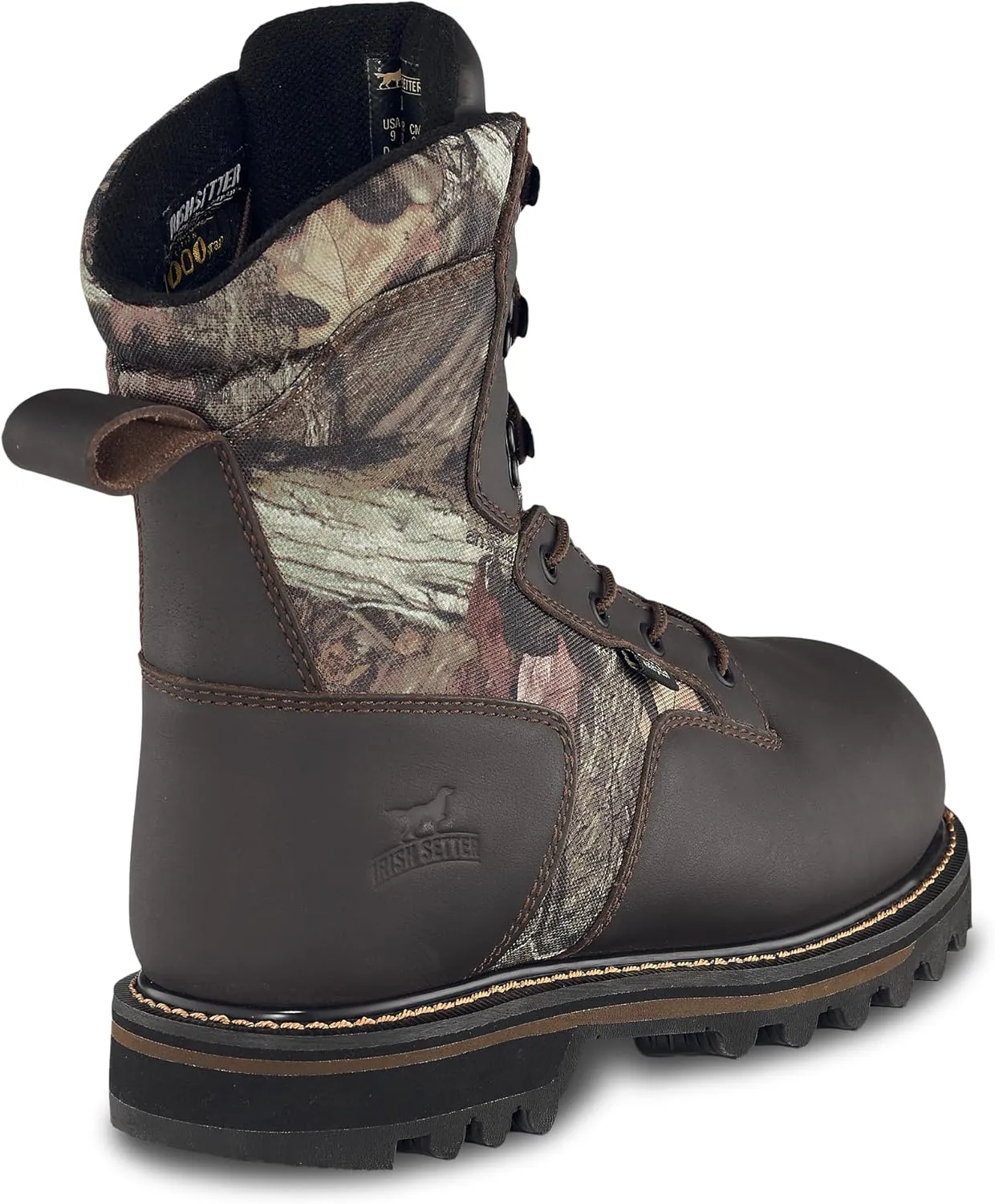 Irish Setter, Gunflint II, Men’s, 10", Waterproof, Hunting Boot, Mossy Oak Break-up Infinity