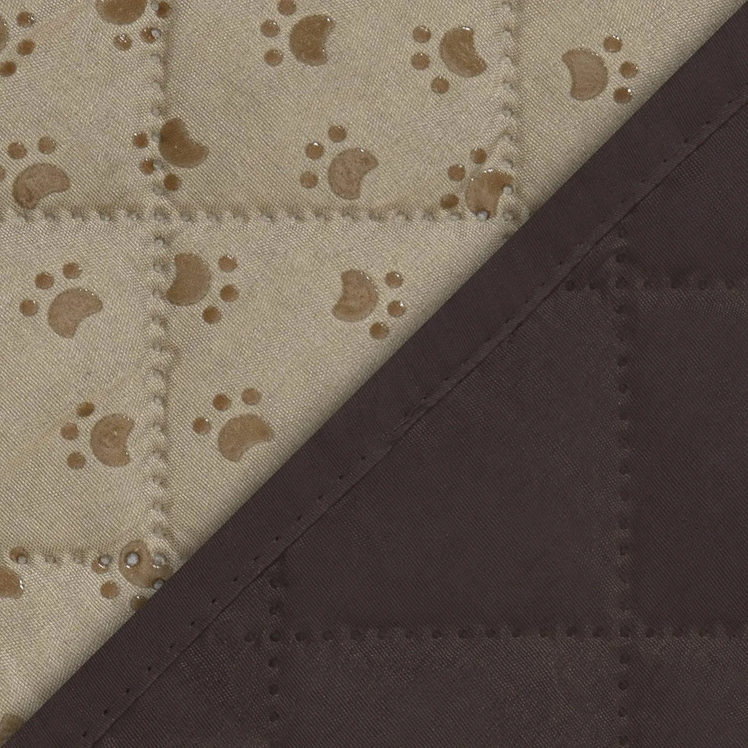ISSUNTEX Super Anti-Slip Couch Covers for 3 Cushion Couch Sofa, Water Resistant Sofa Cover Quilted Sofa Slipcover Furniture Protectors for Dogs, Pets, Kids (Oversized Sofa, Chocolate)