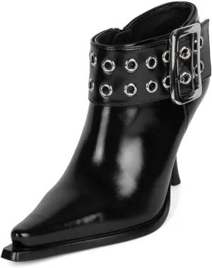 Jeffrey Campbell ELITE-C Boots Black Silver