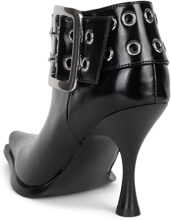 Jeffrey Campbell ELITE-C Boots Black Silver