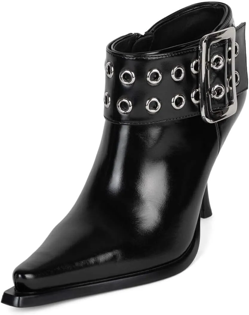 Jeffrey Campbell ELITE-C Boots Black Silver