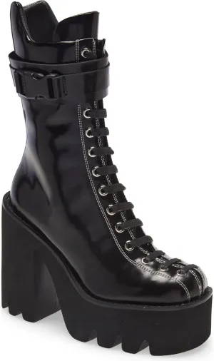 Jeffrey Campbell Viking Boots Black Box