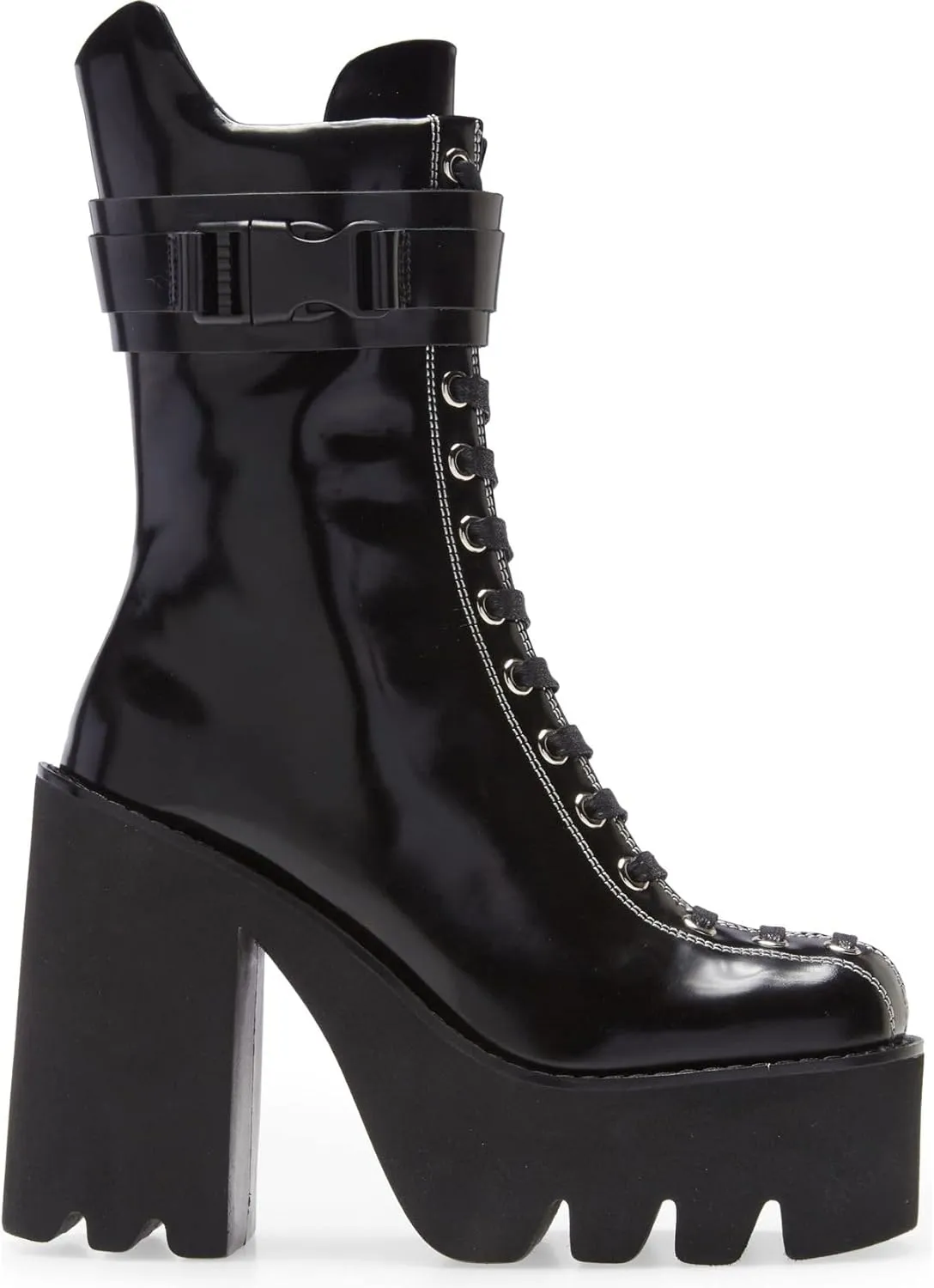 Jeffrey Campbell Viking Boots Black Box