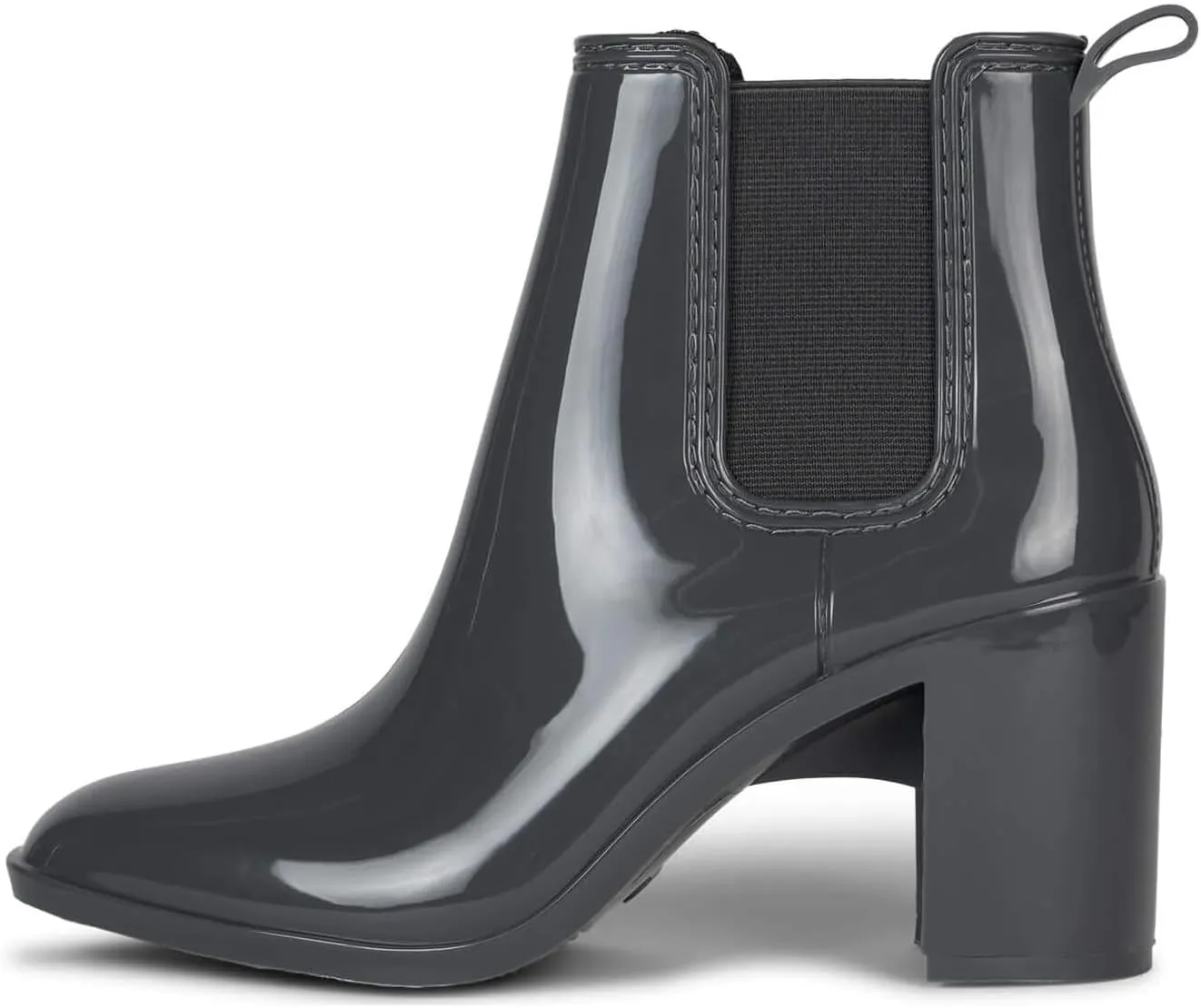 Jeffrey Campbell Women's Hurricane2 Brown Ankle-High Heeled Rain Bootie