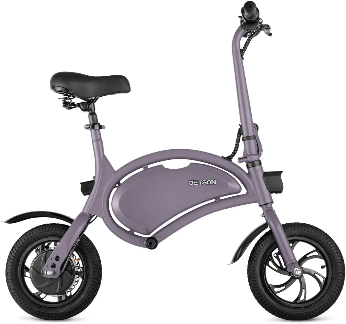 Jetson Bolt Folding Electric Ride-On Bike, Easy-Folding, Built-in Carrying Handle, Twist Throttle, Up to 15.5 MPH, Ages 13 