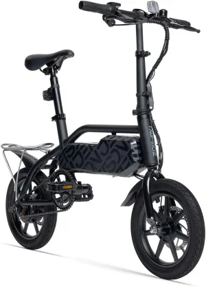 Jetson J5 Electric Bike, Top Speed of 15 MPH, Maximum Range of 15 miles with Twist Throttle Or 30 miles with Pedal Assist, 350-Watt Motor, Ages 12 , Black, JJ5-BLK