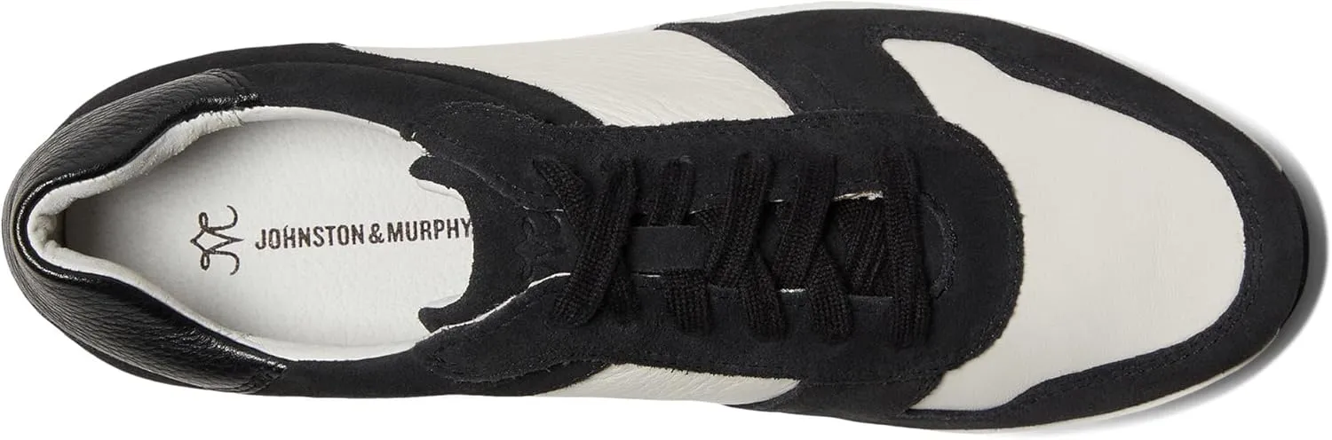 Johnston & Murphy Women's Gracie Color-Block Lace-up Platform