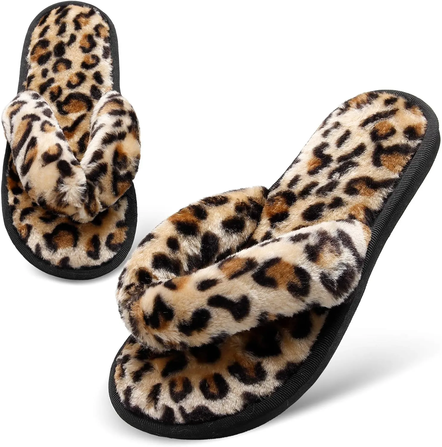 JOINFREE Women's Bedroom Slippers Comfort Four Season Classy Indoor Spa Slide Shoes