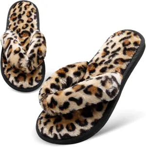 JOINFREE Women's Bedroom Slippers Comfort Four Season Classy Indoor Spa Slide Shoes