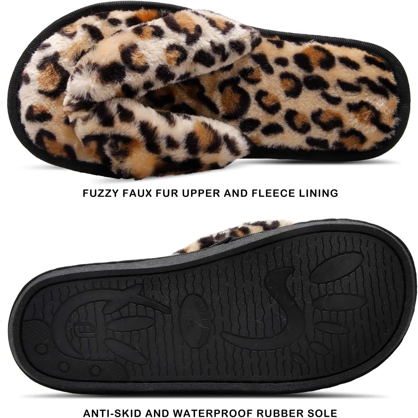 JOINFREE Women's Bedroom Slippers Comfort Four Season Classy Indoor Spa Slide Shoes
