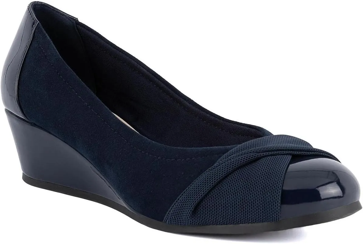 Jones New York Womens JNY-Preslee Comfort Insole Wedge Heels
