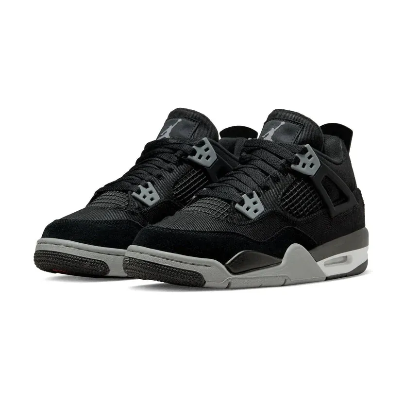 Jordan GS 'Black Air Canvas' Free shipping Retro SE Intuitive 4