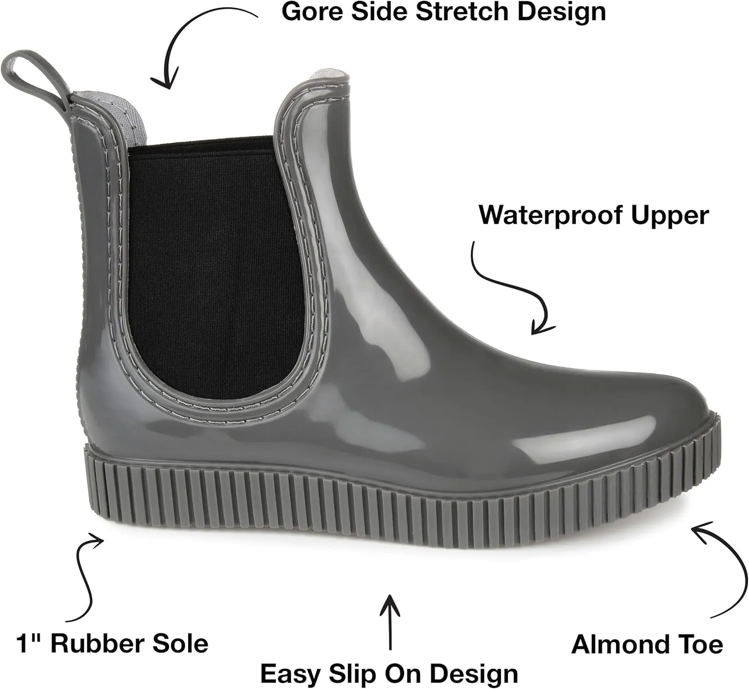 Journee Collection Women's Drip Rain Boot