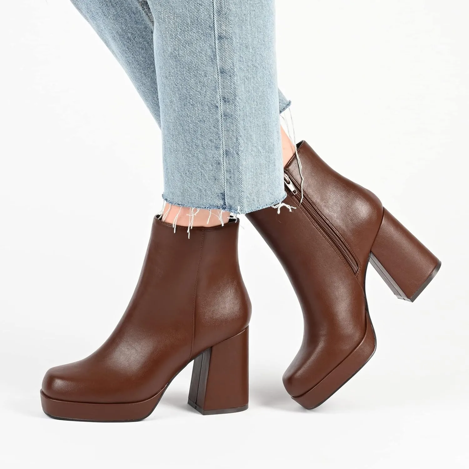 Journee Collection Women's Tru Comfort Foam Mollie Bootie Ankle Boot