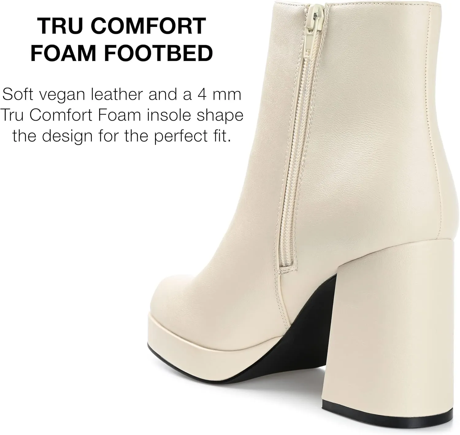 Journee Collection Women's Tru Comfort Foam Mollie Bootie Ankle Boot