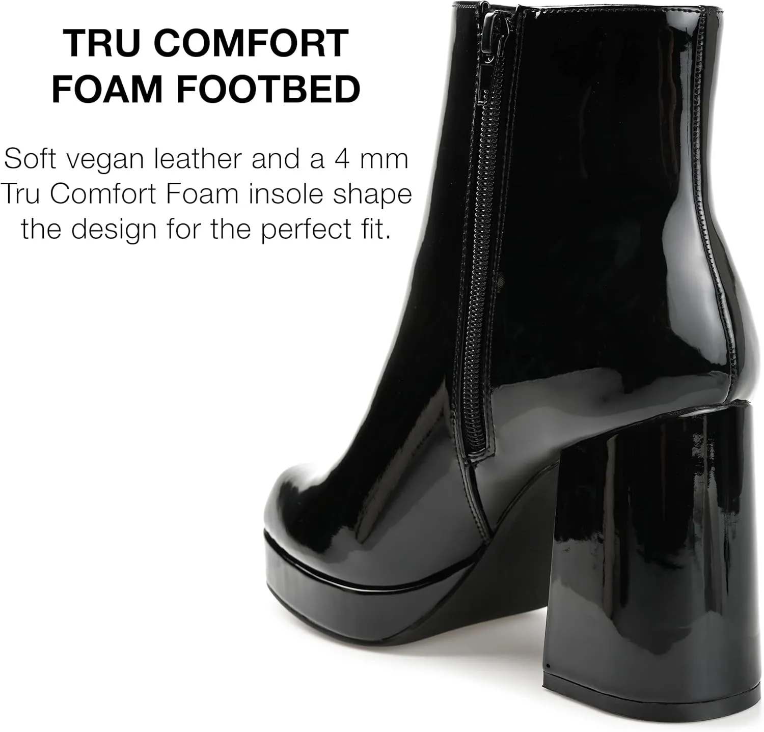 Journee Collection Women's Tru Comfort Foam Mollie Bootie Ankle Boot