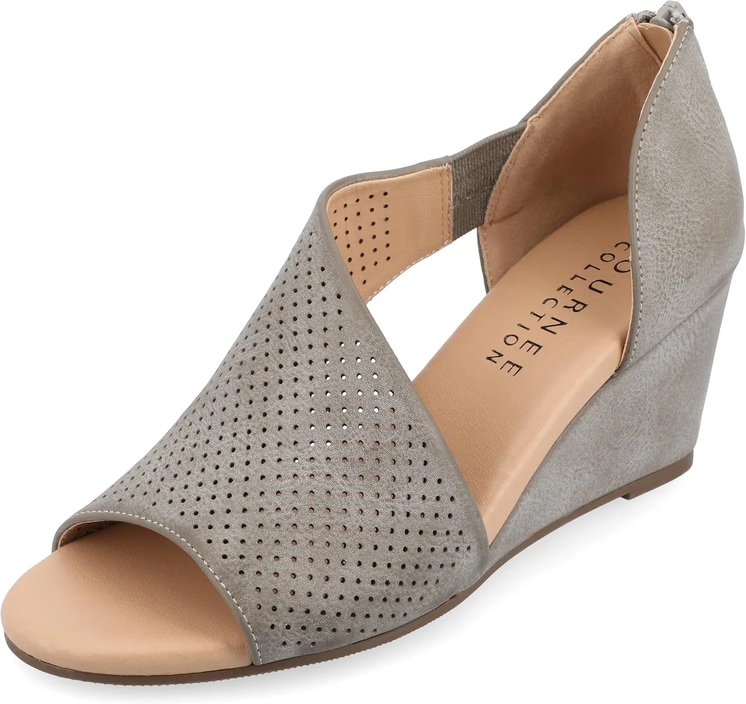 Journee Women's Comfort Foam Aretha Wedge Sandals