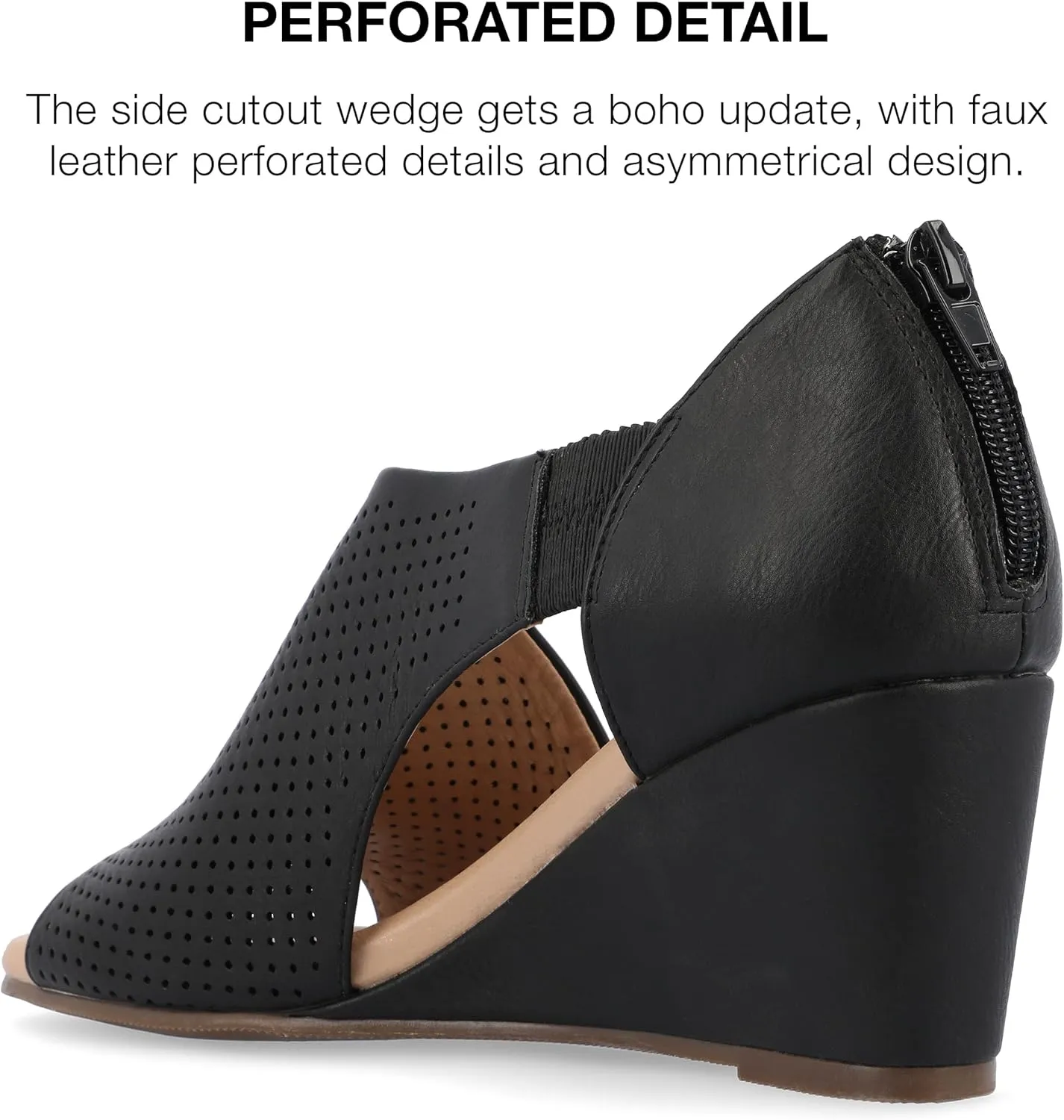 Journee Women's Comfort Foam Aretha Wedge Sandals