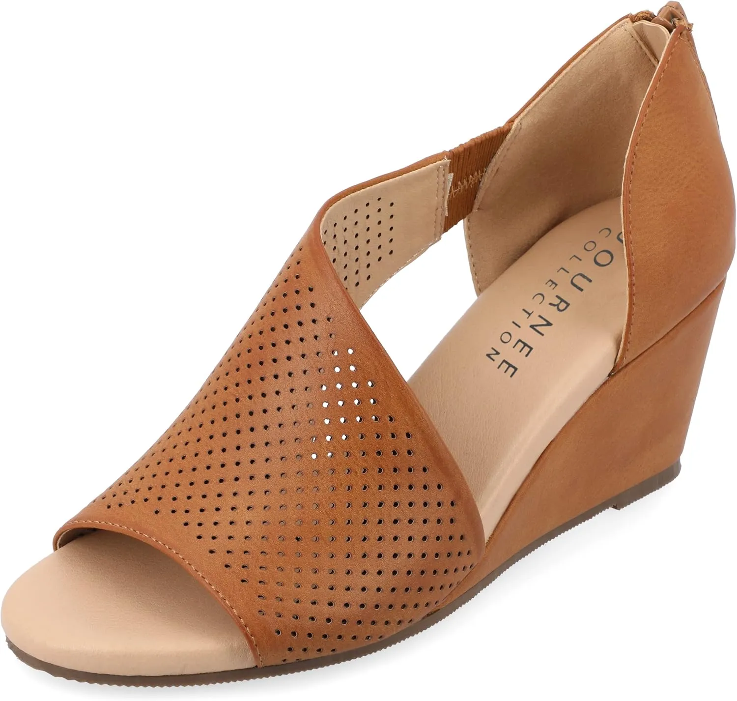 Journee Women's Comfort Foam Aretha Wedge Sandals