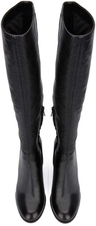 Justin Leather High Heeled Knee-Length Boot