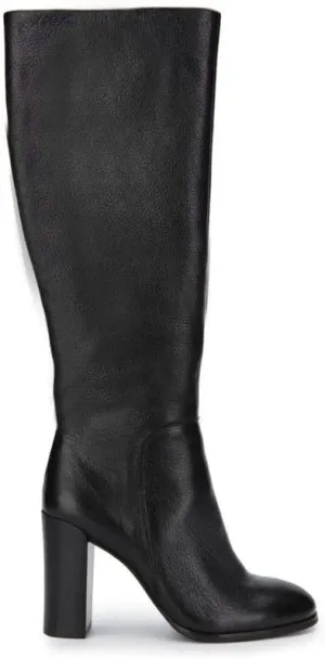 Justin Leather High Heeled Knee-Length Boot