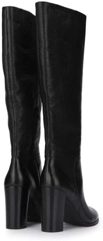 Justin Leather High Heeled Knee-Length Boot