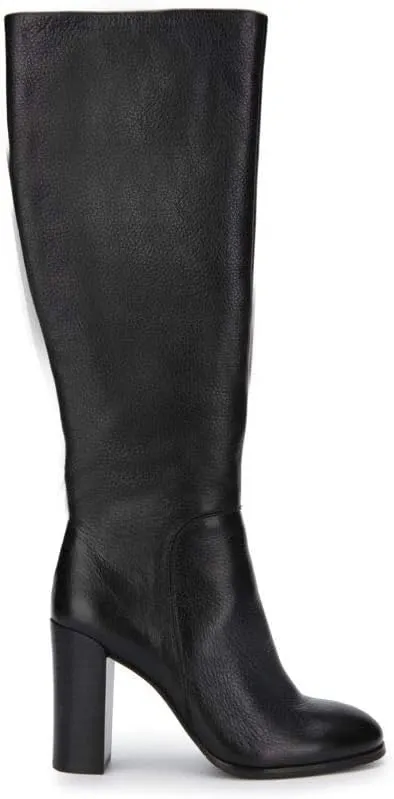 Justin Leather High Heeled Knee-Length Boot