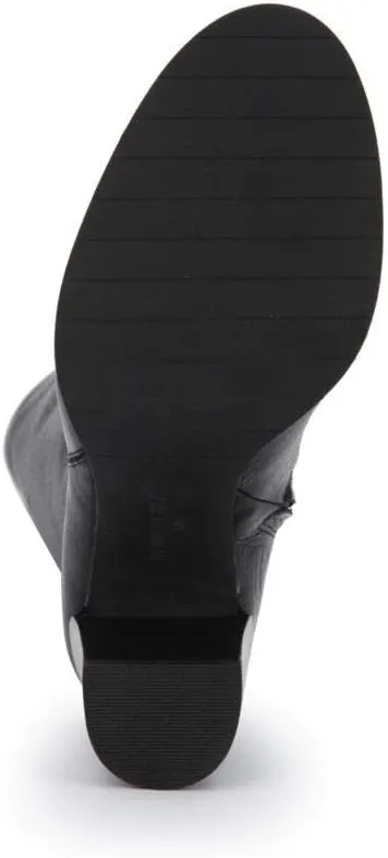 Justin Leather High Heeled Knee-Length Boot