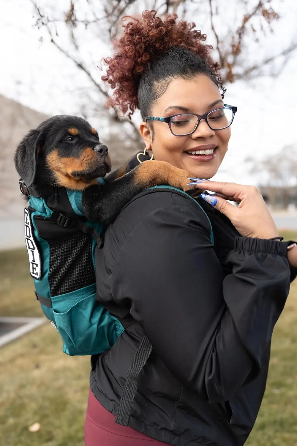 K9 Sport Sack Trainer | Dog Carrier Dog Backpack for Pets (Medium, Eclipse)