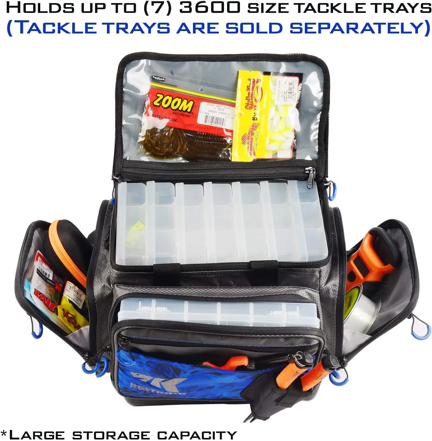 KastKing Fishing Gear & Tackle Bags - Saltwater Resistant Fishing Bags - Fishing Tackle Storage Bags