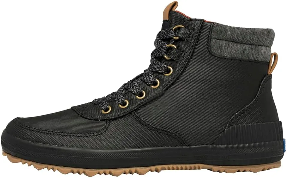 Keds Womens Scout Iii Thinsulate Splash Round Toe Lace Up Casual Boots Ankle - Black