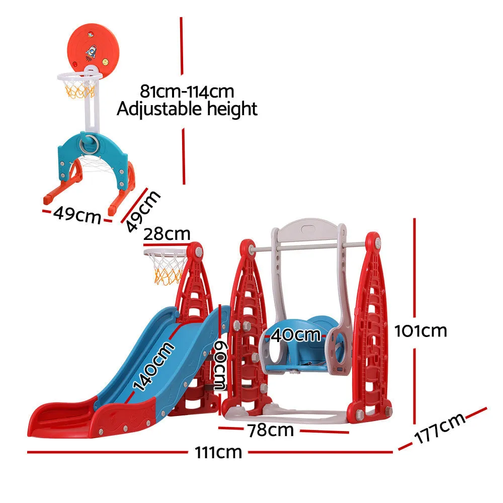 Keezi 6-in-1 Kids Playground Set