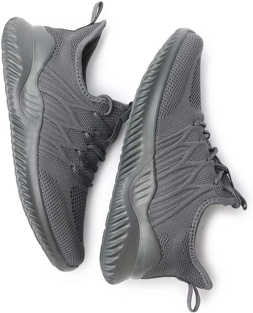 KEEZMZ Womens Ladies Walking Running Shoes Slip On Lightweight Casual Tennis Sneakers Clothes Shoes