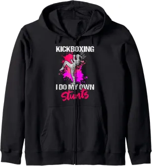 Kickboxing Own Kick Boxing Workout Zip Hoodie