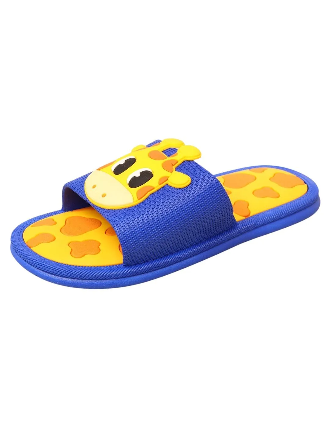 Kids' Safari Adventure Giraffe Themed Slides in Sunny Yellow